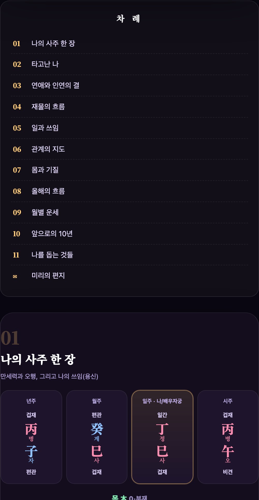 한눈에 보는 목차